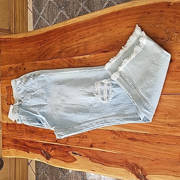 Papaya Women's High-Rise Mom Distressed Denim Pants Size 11 - Picture 12 of 12